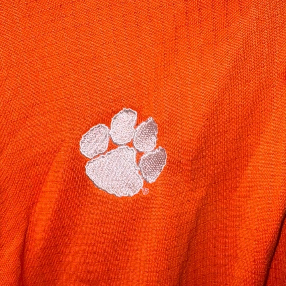 Drake Clemson Quarter Zip Pullover Medium - Picture 4 of 5